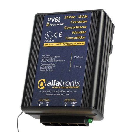 Alfatronix PowerVerter PV6i, 24/12 V, 6/10 A, izolovaný