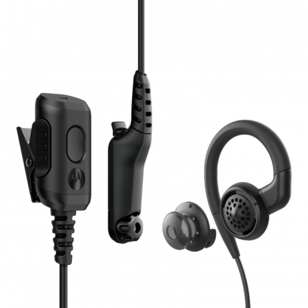 Sluchátko na ucho C, samostatný mikrofon s PTT, 2 Wire pro R7/R7a