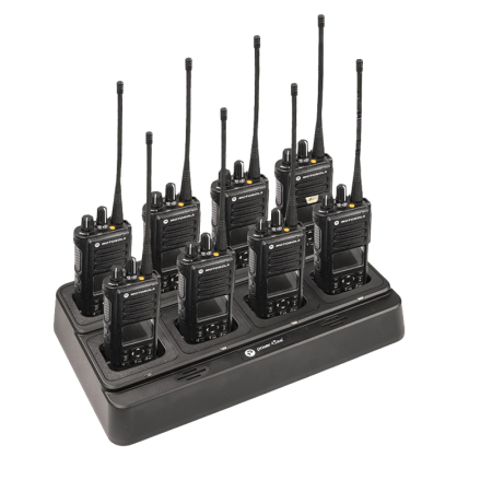 Stolní nabíječ pro 8 radiostanic Motorola MOTOTRBO DP2000/DP4000/R5/R7