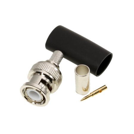 BNC samec pro kabel H155/RF240, krimpovací, precizní provedení (BNC 155 Cr)