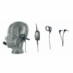HS 01 Sportovní headset s uchycením za hlavou, IP55, 3.5/2.5 mm jack