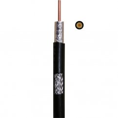 RLF 10 Koaxialní kabel 10.3 mm, 50 Ohm, nízkoútlumový, Al folie+Al oplet
