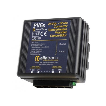 Alfatronix PowerVerter PV6s, 24/12 V, 6/10 A