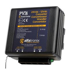Alfatronix PowerVerter PV3i, 24/12 V, 3/6 A, izolovaný