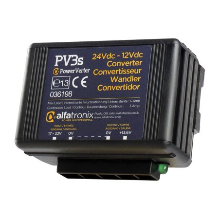 Alfatronix PowerVerter PV3s, 24/12 V, 3/6 A