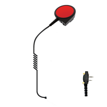 PTT tlačítko pro TC-T08 pro vysílačky IC-F3002/IC-F4002/IC-F1000/IC-F2000 (S6)