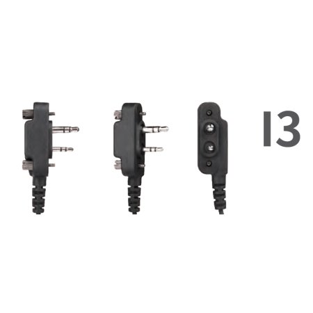 Adaptér VOX/PTT pro radiostanice Icom s konektorem I3 (Icom 3.5/2.5 mm jack, rohový se šrouby)